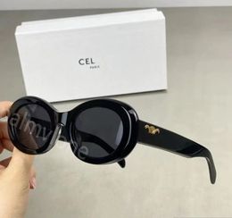 CE24 Gafas de sol Retro Ojo de gato para mujer Ces Arc De Triomphe Oval French High Street Drop Entrega Accesorios de moda con caja