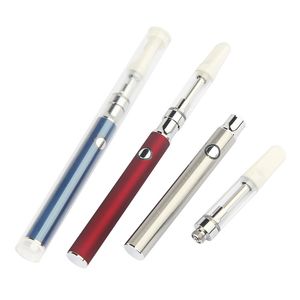 Kit de démarrage CE3 350 mAh Préchauffer la batterie Stylo Vaper à tension variable pour huile épaisse vide Réservoir de vaporisateur .5 ml Cartouche de bobine en céramique de 1 ml