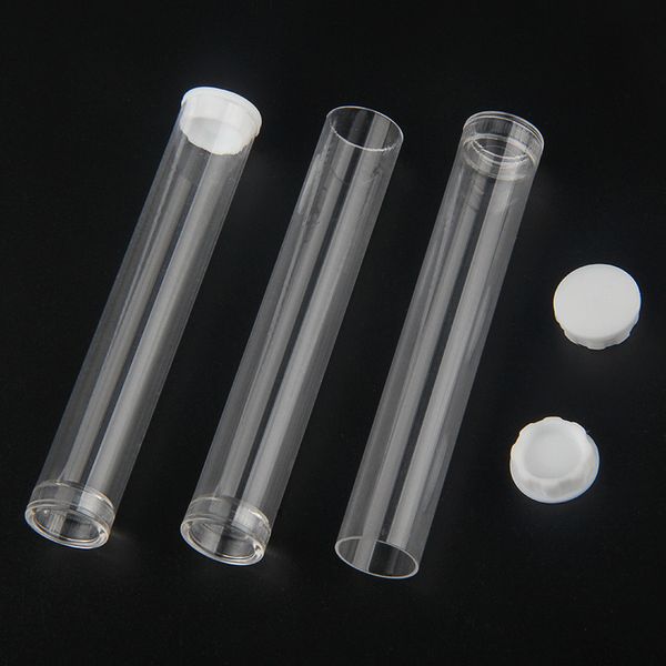 Vape Cart Emballage Conteneurs En Plastique Tube Emballage Transparent pour Réservoir D'huile De Cire Ouvert Cartouche Vide Cigarettes Électroniques