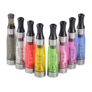 CE4 Verstuivers 1,6 ml elektronische sigaret verstuiver 8 kleuren zwart druppeltip voor 510 eGo batterijkarren Vape-pen lege cartridges met pakket