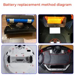 CECOTEC CONGA 3090 3091 3092 1690 1890 2090 Robot aspirateur Batterie Pack de remplacement Accessoires 14,4 Volts 2800 MAH