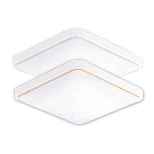 Panel de luz de techo, lámpara cuadrada de diseño moderno para dormitorio, cocina, sala de estar, luces de iluminación ultrafinas para el hogar