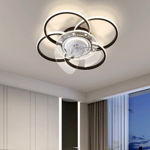 Plafondventilatorlampen Lampen modern met afstandsbediening eenvoudige plafondventilator zonder lichte huisventilator voor eetkamer slaapkamer ventilatorverlichting