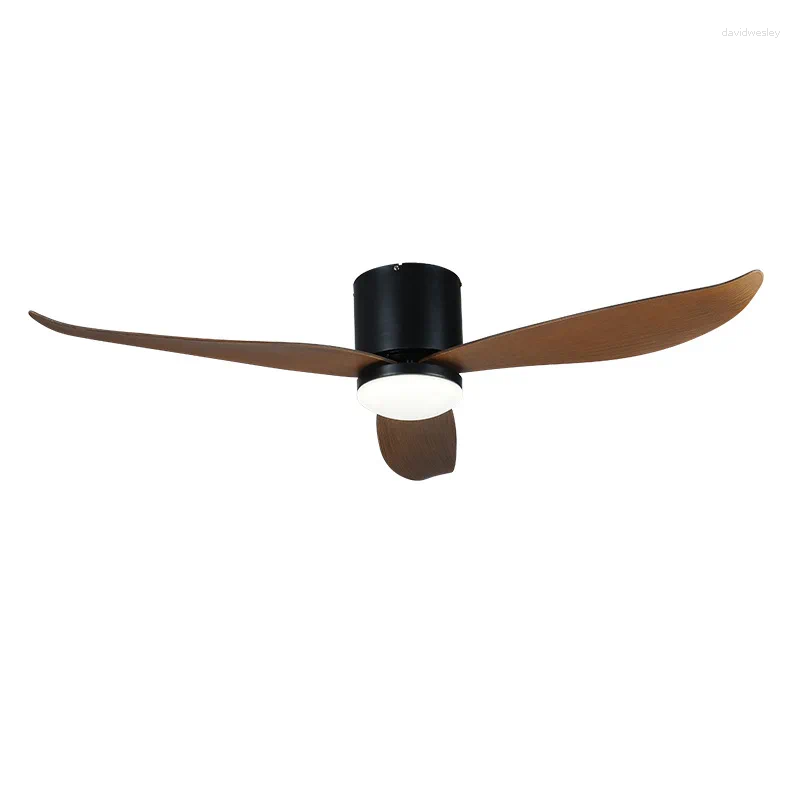 Ceiling Fan Without Lights DC Motor 6 Speed Timing Fans 20CM Low Floor Loft Remote Control Decorative Reverse With Light
