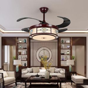 Plafondventilatoren Chinese omvormer fan licht huishouden kroonluchter woonkamer eetkamer slaapkamer