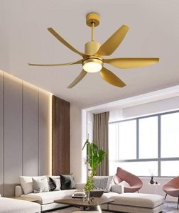 Plafondventilatoren Creative Large 66 Inch Gold Fan Light met afstandsbediening Amerikaan voor Home Ventilador de Techo8310361