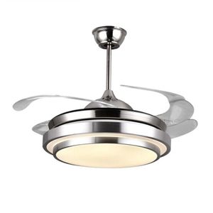 Ventilateurs de plafond Invisible Fan Lights Modern For Living Room 36/42 Inch Use In Summer DaysCeiling