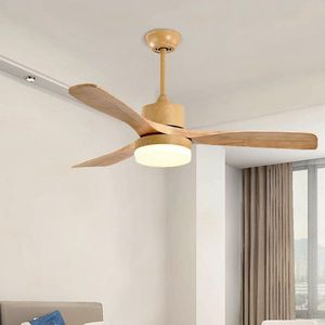 Ventilateurs de plafond Nordic Led Fan Light Haute Qualité Simple Avec Télécommande Lustre Silencieux Pour Chambre Salon