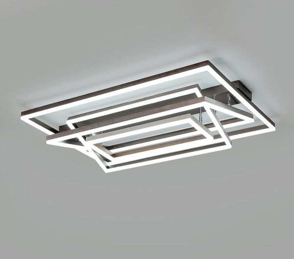 Luz de techo pasillo de la lámpara LED moderno para la sala de estar baño rectángulo de iluminación cuadrado decorativo del hogar Accesorios