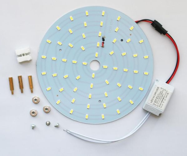 Remplacement des lumières de mèche de plafonnier15W 20W/30W/40W/led tube circulaire de plafonnier à LED monté en surface