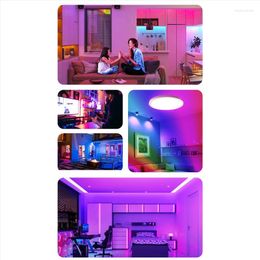 Plafonniers 12 pouces 28W RGB 3CCT LED lumière 85V-265V 3000K/4000K/6500K balcon d'étude de chambre à coucher tricolore