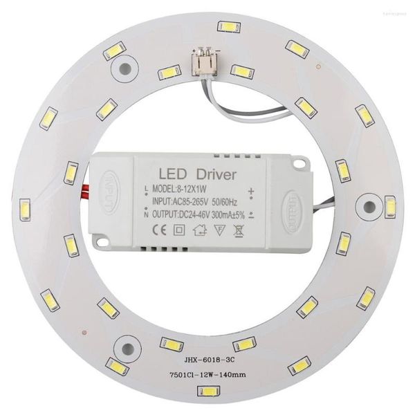 Luces de techo 12w 5.5 pulgadas 1200lm Accesorios de iluminación LED Panel de reemplazo Tablero de modificación Reemplazo de bombilla fluorescente incandescente