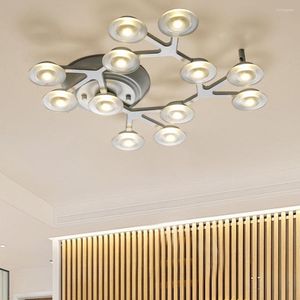 Plafondlampen 12w LED Zwart Wit Creative Lighting Home Decor Lampen slaapkamer woonkamer