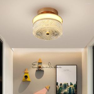 Plafonniers 12W LED Luminaire Acrylique Cristal Lampe Surface Montée Couloir Allée