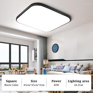 Plafondlampen 17,8 inch grote lampen LED -licht voor kamer dimbare moderne verlichtingsarmatuur woonde grote ruimte slaapkamer