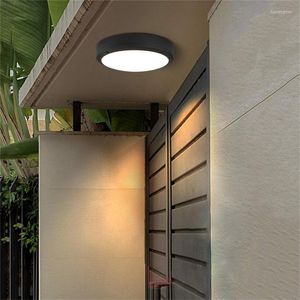 Plafondverlichting 18W LED Round Modern Simple Sfeer Lamp Woonkamer Slaapkamer Balkon Patio Porch Licht armatuur