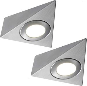 Plafonniers 2 pièces LED Triangle lumière sous l'unité cuisine placard blanc monté en surface