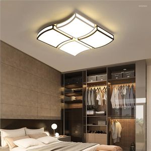 Plafonniers 2023 moderne lumière LED géométrique vague rectangulaire lampe créative 64w pour étude Foyer chambre El Etc.
