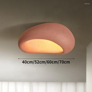 Plafond Verlichting 2023 Wabi-Sabi Licht Designer Slaapkamer Lamp Japanse Stijl Woonkamer Restaurant Sfeer Decor Led E27 Lampenkap