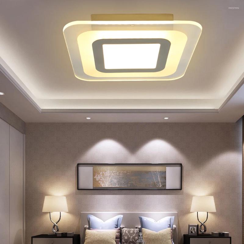 Ceiling Lights 2024 Modern Led Light Lamp Wall Sconce For Living Room Home Ultra Thin Flush Mount 90-260V 1500Lumen