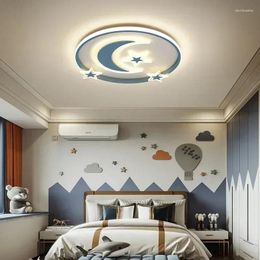 Plafonniers 2024 Lampe d'électroménager de dessin animé de lumière moderne pour chambre à coucher chambre d'enfants Abajur Para Quarto Infantil Lampara LED Techo