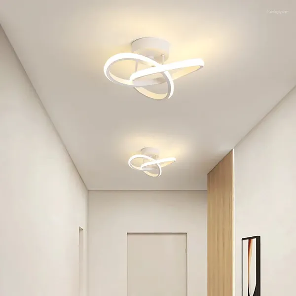 Plafonniers 220V LED MODERNE LED Lampe de lustre montée surface pour la chambre Corridor Balcony Light