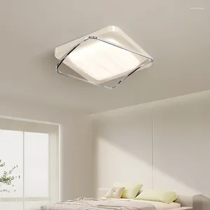 Plafondlampen 30W 2 Melkwit Chroom Lamp Woonkamer Slaapkamer Ijzer Modern LED-licht
