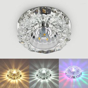 Plafondlichten -3W 5W gangpad LED -lamp Woonkamer Crystal Corridor Luces Front Techo Balkon La