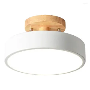 Plafondlampen 3X Moderne LED Scandinavische houten verlichtingsarmatuur Binnenarmatuur Keuken Woonkamer Slaapkamer Badkamer - Wit