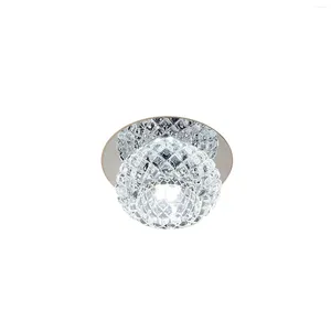 Plafonniers 5W 220V Décoration de la maison Lampe à suspension UV Économie d'énergie Salon Super Lumineux Luxueux Simple Chambre Cristal Couloir