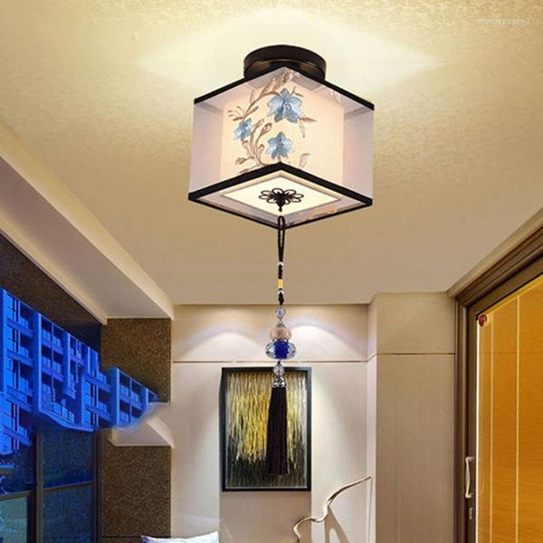 Luces de techo 77JB para sala de estar, pasillo, balcón, porche, diseño de China, colgante moderno