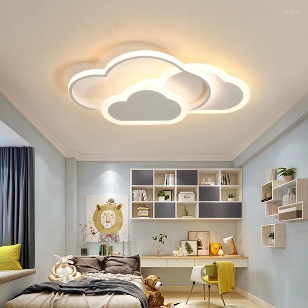 Luces de techo Lámpara de acrílico Lámparas de iluminación de nube modernas LED para sala de estar Dormitorio Cocina