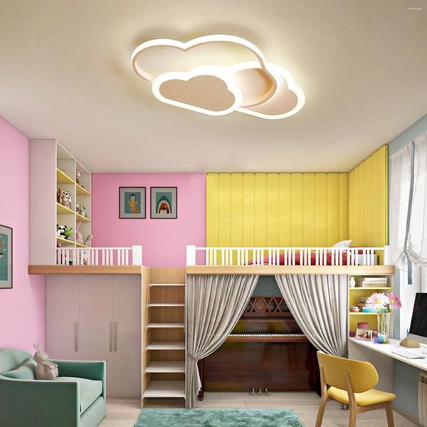 Plafonniers acrylique moderne LED lumière chambre salle de jeux lustre enfants chambre lampe éclairage intérieur 42W 52 31 6c