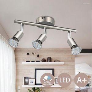 Plafondlampen verstelbare hoek 3 -weg spotverlichting flexibel roteerbare lichtkop voor slaapkamer woonkamer binnen