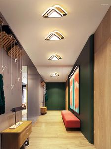 Plafonniers Couloir d'allée LED Hall d'entrée Éclairage de balcon moderne et simple