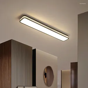 Plafondverlichting Gangpad Woonkamer Garderobe Gang Verzonken Led Strip Foyer Eenvoudige Moderne Rechthoekige Balkon Entree Lamp