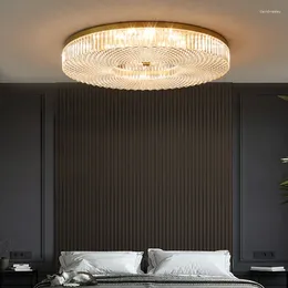 Deckenleuchten, alle aus Kupfer, Licht, Luxus-Lampe, kreatives Glas, einfach, modern, Schlafzimmer, Wohnzimmer, Esszimmer