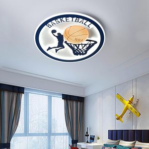 Plafonnier Basketball pour garçons Éclairage de chambre Carton d'éclair