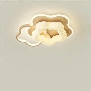 Plafondverlichting Mooie bloem Slaapkamerlamp Moderne LED Intelligente kroonluchter Eenvoud Studie Binnen Versier armaturen Appartement