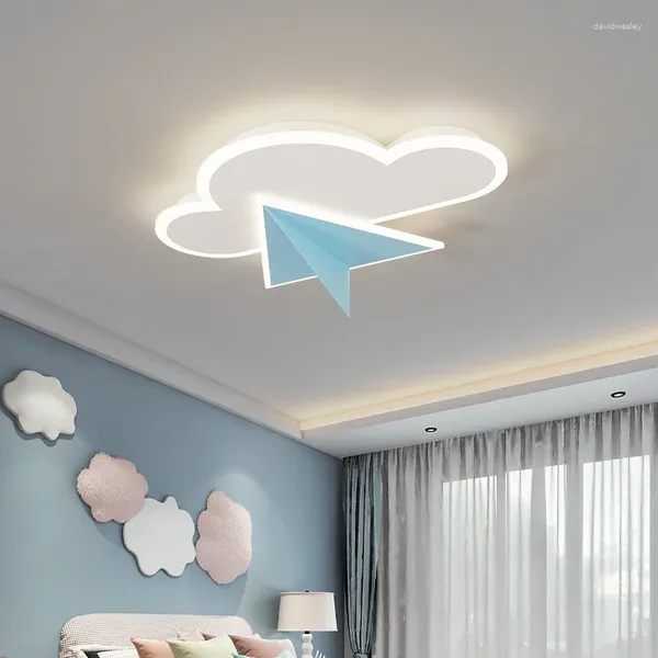 Plafonniers Lampe de chambre à coucher LED pour salon design suspendu couverture nuances luminaire