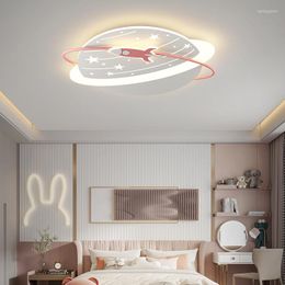Luces de techo Lámpara de dormitorio Sala principal nórdica Comedor Hogar moderno simple Sala de estar atmosférica para niños
