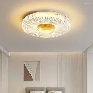 Plafonniers Chambre Lumière Luxueux Cristal Moderne Atmosphérique Créatif Maître Plein Spectre Chambre