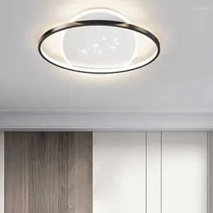 Plafonniers Chambre Lumière Simple Moderne LED Ronde Designer Étude Salon Lampes Nordiques