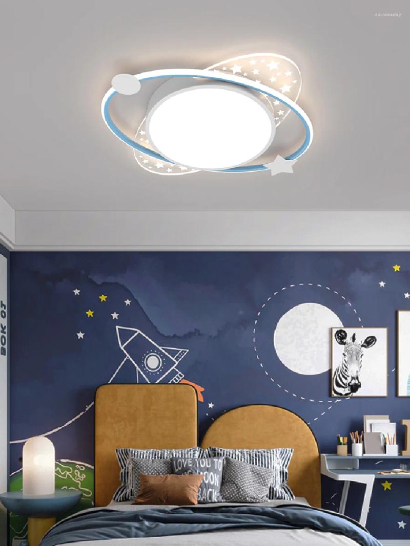 Luzes de teto quarto simples e moderno iluminação infantil destaque proteção para os olhos lâmpadas geométricas irregulares