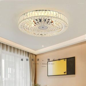 Plafondlampen slaapkamerstudie kristallen lamp led woonkamer eenvoudige moderne warme romantische meester