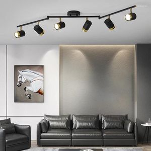 Plafondlampen Zwart/wit Scandinavisch Woonkamer Slaapkamer Modern LED-licht 110-220V