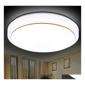 Plafonniers Brelong Moderne Rond LED Plafonnier Dia21Cm 6W Économie D'énergie Salon Hall Maison Couloir Éclairage Blanc Goutte De Otfyw