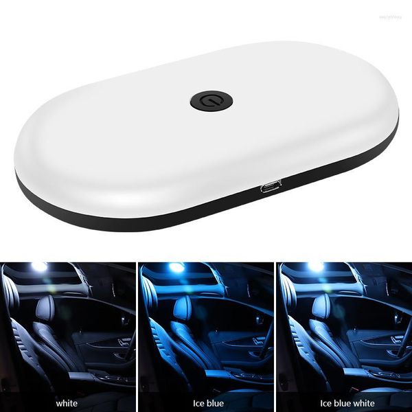 Luzes de teto Tipo de lâmpada de carro Luz noturna Imã de teto Cúpula Carregamento USB Interior de automóvel Leitura