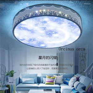 Plafondverlichting Cartoon Creatieve LED Op afstand bedienbare lamp Jongen Meisje Slaapkamer Kinderkamer Modern Eenvoudig Ster Maan
