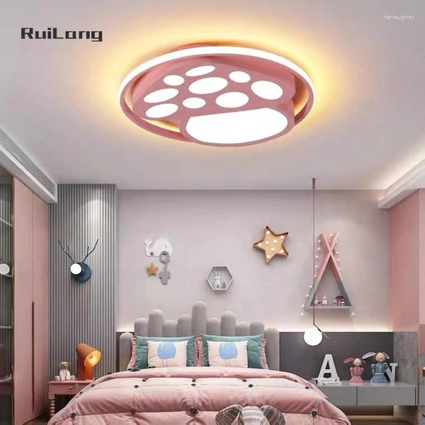 Lichons de plafond dessins animés LED Chandelier pour enfants chambre garçons filles chambre à coucher